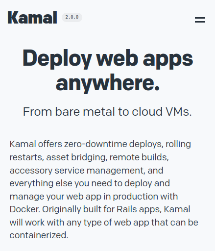 Kamal v2.0.0