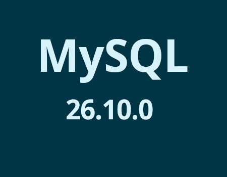MySQL 26.10.0 Ранний Доступ