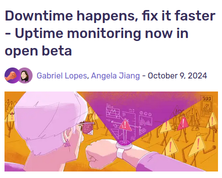 Uptime Monitoring от Sentry