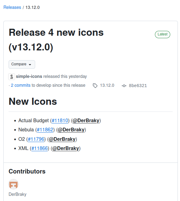 Новые иконки в Simple Icons